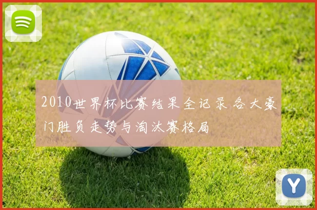 2010世界杯比赛结果全记录 各大豪门胜负走势与淘汰赛格局